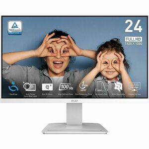 MSI Pro MP2412W 24" Class Full HD LCD Monitor - 16:9 - Black - PEGASUSS 