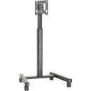 Chief Medium Mobile Flat Panel Mobile Cart - For Displays 32-65" - Black - PEGASUSS 