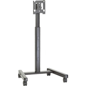 Chief Medium Mobile Flat Panel Mobile Cart - For Displays 32-65" - Black - PEGASUSS 