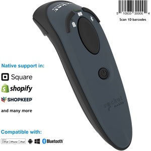 Socket Mobile DuraScan&reg; D700, Linear Barcode Scanner, Gray - PEGASUSS 