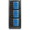 RAIDage JAGE9BT12HDBL-DE Drive Enclosure 12Gb/s SAS, SATA/600 - Mini-SAS HD Host Interface Tower - Black, Blue - PEGASUSS 