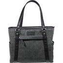 Mobile Edge Urban Carrying Case (Tote) for 15.6" Apple iPad Notebook, Tablet, Smartphone, Accessories, Diaper, Pen, Flash Drive, Key, Bottle - Charcoal, Black - PEGASUSS 
