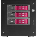 iStarUSA Compact Stylish 3x 3.5" Hotswap Trayless mini-ITX Tower - PEGASUSS 