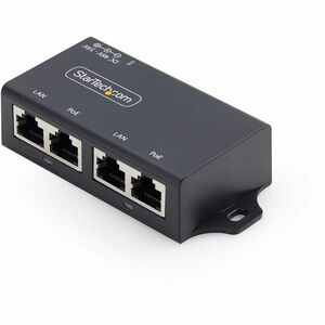 StarTech.com 2-Port PoE+ Injector, 10/100/1000Mbps, PoE/PoE+ (802.3af/802.3at), 30 Watt, 1Gbps Ethernet, Wall Mountable, Unmanaged - PEGASUSS 