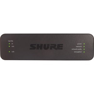 Shure Incorporated Dante (4 Inputs) To Analog (1 Input/1 Output) Router/usb Interface (1 Input/1 Ou