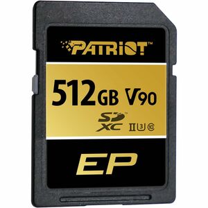 Patriot Memory 512 GB Class 10/UHS-II (U3) V90 SDXC - 1 Pack - PEGASUSS 