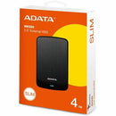Adata HV320 AHV320-4TU31-CBK 4 TB Portable Hard Drive - External - Black - PEGASUSS 