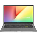 Asus VivoBook S15 S533 S533EA-DH74 15.6" Notebook - Full HD - Intel Core i7 11th Gen i7-1165G7 - 16 GB - 512 GB SSD - Indie Black, Gray - PEGASUSS 