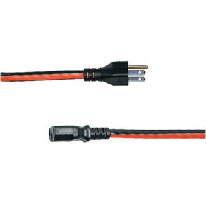 Middle Atlantic IEC Power Cord, 6" , 20 pc, Red Stripe - PEGASUSS 