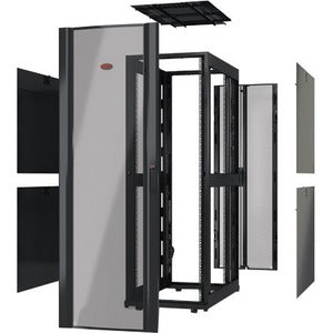 APC by Schneider Electric Netshelter SX 42U 750mm Wide x 1200mm Deep Enclosure Without Sides Black - PEGASUSS 