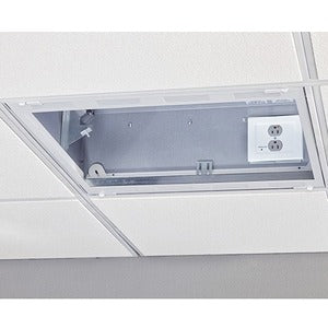 Chief 2' x 2' Above Ceiling Storage Box with 2-Gang Filter and Surge - White - PEGASUSS 