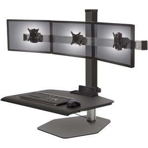 Innovative Winston Workstation Triple Freestanding Sit-Stand - PEGASUSS 