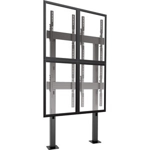 Chief FUSION 2 x 2 Portrait Micro-Adjustable Large Bolt-Down Freestanding Video Wall - PEGASUSS 