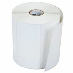 Brother 4in x 2in White Standard Direct Thermal Labels, Die-Cut Roll - PEGASUSS 