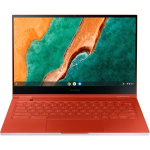 Samsung Galaxy Chromebook XE930QCA-K01US 13.3" Touchscreen Convertible 2 in 1 Chromebook - 4K UHD - Intel Core i5 10th Gen i5-10210U - 8 GB - 256 GB SSD - Fiesta Red - PEGASUSS 