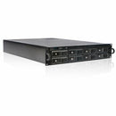 iStarUSA 2U 8-Bay Trayless Storage Server Rackmount Chassis 12Gb/s HDD SFF-8643 Backplane - PEGASUSS 