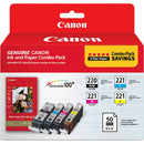 Canon 2945B011 Original Inkjet Ink Cartridge - Black, Cyan, Magenta, Yellow Pack - PEGASUSS 