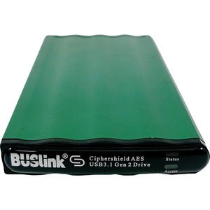 Buslink CipherShield DSE-2TSDG2C 2 TB Portable Solid State Drive - 2.5" External - SATA - TAA Compliant - PEGASUSS 