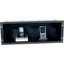 Middle Atlantic Mounting Shelf for Media Player, Satellite Radio - Black - PEGASUSS 