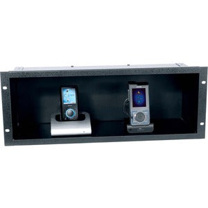 Middle Atlantic Mounting Shelf for Media Player, Satellite Radio - Black - PEGASUSS 