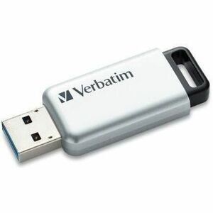 Verbatim 64GB Store 'n' Go Secure Pro USB 3.0 Flash Drive with AES 256 Hardware Encryption - Silver