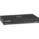 Black Box Secure NIAP 3.0 KVM Switch - Single-Head, HDMI, CAC, 4K, 4-Port - PEGASUSS 