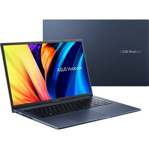 Asus Vivobook 17X S1703QA-DS71 17.3" Notebook - Full HD - AMD Ryzen 7 5800H - 8 GB - 512 GB SSD - Quiet Blue - PEGASUSS 