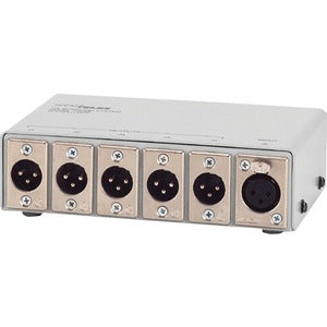 Telex 1x5 Dual-Channel 3-Pin XLR-Type Passive Splitter - PEGASUSS 