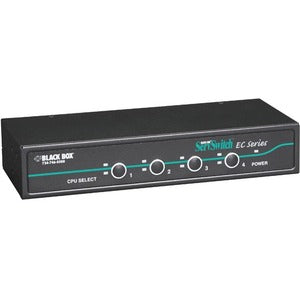 Black Box ServSwitch EC for PS/2 and USB Servers and PS/2 or USB Consoles Kit, 4-Port - PEGASUSS 