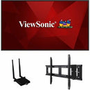ViewSonic Commercial Display CDE7530-E1 - 4K, Integrated Software, WiFi Adapter and Fixed Wall Mount - 450 cd/m2 - 75" - PEGASUSS 