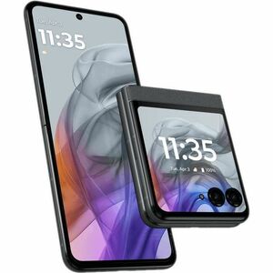 Motorola Mobility razr 2024 256 GB Smartphone - 6.9" Flexible Folding Screen P-OLED Full HD Plus 2640 x 1080 - Octa-core (Cortex A78Quad-core (4 Core) 2.50 GHz + Cortex A55 Quad-core (4 Core) 2 GHz - 8 GB RAM - Android 14 - 5G - Koala Gray - PEGASUSS 