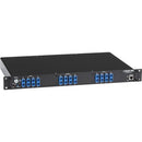 Black Box Rackmount Gang Switch - 19" , 1U, (4) Duplex Multimode SC, Network Manageable - PEGASUSS 