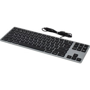 Matias RGB Backlit Wired Aluminum Tenkeyless Keyboard for Mac - Space Gray - PEGASUSS 