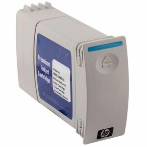 WF Remanufactured High Yield Cyan Wide Format Ink Cartridge for HP 80 (C4846A) - PEGASUSS 