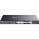 TP-Link 24-Port Gigabit and 4-Port 10GE SFP+ L2+ Managed Switch with 16-Port PoE+ & 8-Port PoE++ - PEGASUSS 