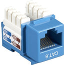 Black Box CAT6 Value Line Keystone Jack, Blue, 25-Pack - PEGASUSS 