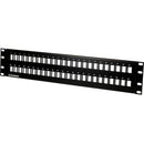 Ortronics Flush Mount Kit for Keystone Module, Patch Panel - Black - PEGASUSS 