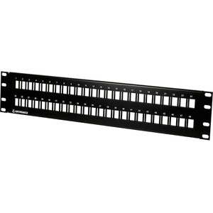 Ortronics Flush Mount Kit for Keystone Module, Patch Panel - Black - PEGASUSS 