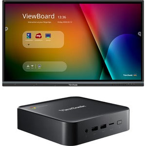 ViewSonic ViewBoard IFP7550-C0 - 4K Multi-Touch Interactive Display with Chromebox - 350 cd/m2 - 75" - PEGASUSS 