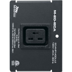 Middle Atlantic MPR Module, 20 A, Duplex, 1-Gang IEC - PEGASUSS 