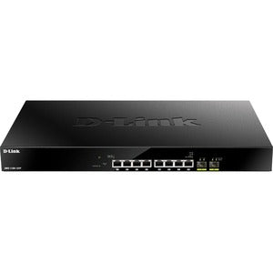 D-Link 8-Port Multi-Gigabit Ethernet Smart Managed PoE Switch with 2 10GbE SFP+ Ports - PEGASUSS 