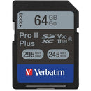 Verbatim Pro II Plus 64 GB SDXC - PEGASUSS 