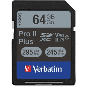 Verbatim Pro II Plus 64 GB SDXC - PEGASUSS 