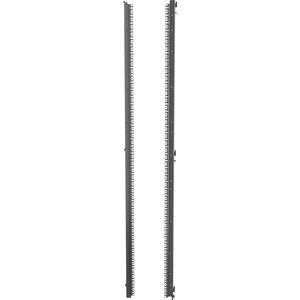 Vertiv VR 42U x 600mm Wide 19" Server Rails Square Hole Black - PEGASUSS 
