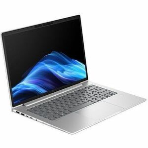 HP EliteBook 6 G1i 14" Notebook - WUXGA - Intel Core Ultra 7 265U - vPro Technology - 32 GB - 512 GB SSD - English Keyboard - Pike Silver Aluminum - PEGASUSS 