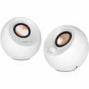 Creative Pebble Pro 2.0 Portable Bluetooth Speaker System - 10 W RMS - White - PEGASUSS 