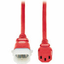 Eaton Tripp Lite Series PDU Power Cords, C13 to P-Lock C14 - Heavy-Duty, 15A, 250V, 14 AWG, 6 ft. (1.8 m), Red, 6 Pack - PEGASUSS 