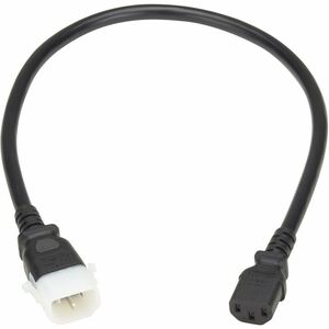 Eaton Tripp Lite Series PDU Power Cords, C13 to P-Lock C14 - Heavy-Duty, 15A, 250V, 14 AWG, 2 ft. (0.6 m), Black, 6 Pack - PEGASUSS 