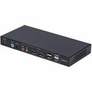 StarTech.com 2-Port Dual-Monitor DisplayPort KVM Switch with Dual View Video Matrix, 4K 60Hz, 4x USB Hub Ports, TAA Compliant - PEGASUSS 