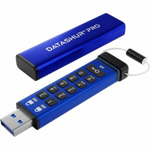 iStorage datAshur PRO 16 GB | Secure Flash Drive | FIPS 140-2 Level 3 Certified| NLNCSA DEP-V Certified | NATO Restricted Certified | PIN protected | Dust/Water Resistant - PEGASUSS 